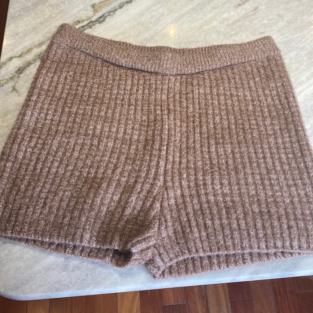 Eloquii plus size brown stretch shorts size18/20